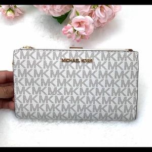 Michael Kors LG Double Zip Wristlet